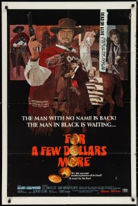 1f1012 FOR A FEW DOLLARS MORE 1sh 1967 1967 the man with no name is back, Clint Eastwood, cool!