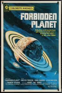 1f1014 FORBIDDEN PLANET 1sh R1972 fabulous and mysterious adventures await you in the year 2200!