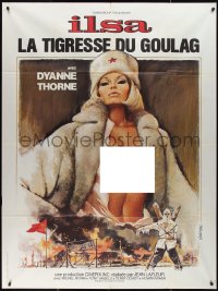 1f1302 ILSA THE TIGRESS OF SIBERIA French 1p 1982 art of half-naked Dyanne Thorne by Vanni Tealdi!