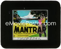 1f2180 MANTRAP glass slide 1926 Clara Bow is married to Ernest Torrence but falls for Percy Marmont!