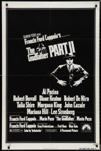 1f1029 GODFATHER PART II 1sh 1974 art of Al Pacino in Francis Ford Coppola classic sequel!