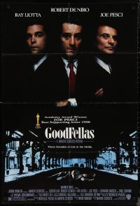 1f1034 GOODFELLAS awards 1sh 1990 Robert De Niro, Joe Pesci, Ray Liotta, Martin Scorsese classic!