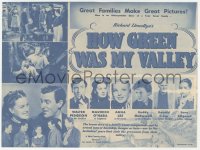 1f0326 HOW GREEN WAS MY VALLEY Australian herald 1942 John Ford's Best Picture of 1941, different!