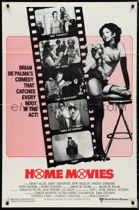 1f1043 HOME MOVIES 1sh 1980 Brian De Palma, super sexy Nancy Allen in lingerie!