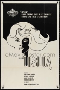 1f1056 INSIDE URSULA 1sh 1970s she's sex goddess in dreams & even better in real life, cool art!