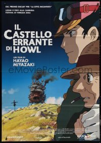 1f1392 HOWL'S MOVING CASTLE Italian 1p 2005 Hayao Miyazaki Japanese anime, Studio Ghibli, different!