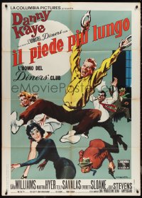 1f1404 MAN FROM THE DINERS' CLUB Italian 1p 1963 Danny Kaye, funniest picture since money went out of style!