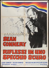 1f1414 OFFENCE Italian 1p 1973 great montage of Sean Connery attacking Trevor Howard!