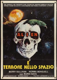 1f2089 PLANET OF THE VAMPIRES Italian 1p R1970s Mario Bava, Terrore Nello Spazio, different & rare!