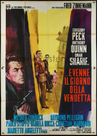 1f1468 BEHOLD A PALE HORSE Italian 2p 1964 Peck, Quinn, from Pressburger novel, cool Piovano art!