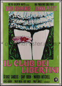 1f1469 BEST HOUSE IN LONDON Italian 2p 1969 different Ercole Brini art of garter & sexy legs!