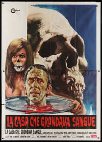 1f1522 HOUSE THAT DRIPPED BLOOD Italian 2p 1971 Christopher Lee, Vampires! Voodoo! Vixens!