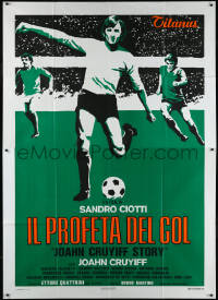 1f1527 IL PROFETA DEL GOL Italian 2p 1976 biography of legendary soccer player Johan Cruyff!