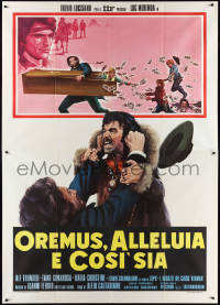 1f1603 THEY STILL CALL ME AMEN Italian 2p 1973 wacky spaghetti western art by Enzo Nistri!