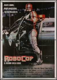 1f1583 ROBOCOP Italian 2p 1988 Paul Verhoeven, full-length cyborg policeman Peter Weller by Mike Bryan!