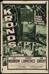 1f1074 KRONOS 1sh 1957 horrifying world-destroying monster, conqueror of the universe!