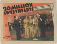 1f0548 20 MILLION SWEETHEARTS LC 1934 Dick Powell at mike with Ted Fiorito & his Debutantes, rare!