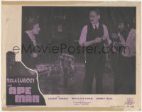 1f0554 APE MAN LC R1949 great image of monster Bela Lugosi with Henry Hall & Minerva Urecal!