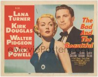 1f0465 BAD & THE BEAUTIFUL TC 1953 Vincente Minnelli directed, sexy Lana Turner and Kirk Douglas!