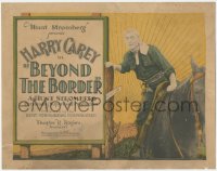 1f0467 BEYOND THE BORDER TC 1925 great image of Harry Carey on horseback by the title, ultra rare!