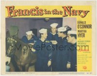 1f0603 FRANCIS IN THE NAVY LC #7 1955 young Clint Eastwood with Donald O'Connor & talking mule!