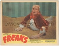 1f0446 FREAKS LC R1949 Tod Browning classic, best portrait of Olga Baclanova as the Chicken Woman!