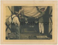 1f0605 GET OUT & GET UNDER LC 1920 Harold Lloyd uncovers his car, the apple of his eye, very rare!