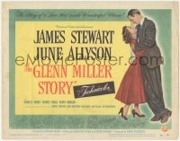 1f0490 GLENN MILLER STORY TC 1954 James Stewart as the Big Band leader, June Allyson, Anthony Mann!