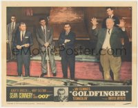 1f0615 GOLDFINGER LC #6 1964 Gert Froebe explains scheme to rob Fort Knox of its gold, James Bond!