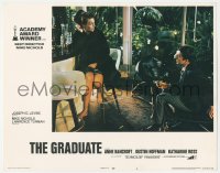 1f0620 GRADUATE LC #5 R1972 classic image of Dustin Hoffman telling Anne Bancroft she is seducing him!