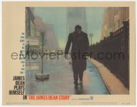 1f0639 JAMES DEAN STORY LC #7 1957 the legendary Hollywood star walking down New York City street!