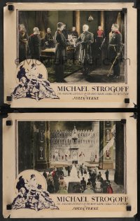 1f0851 MICHAEL STROGOFF 2 LCs 1926 Universal silent version of Jules Verne novel, ultra rare!