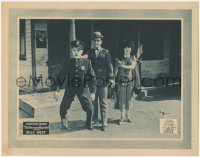 1f0661 NERVOUS REPORTER LC 1924 Charlie Chaplin imitator Billy West as a policeman, ultra rare!