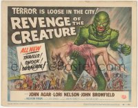 1f0516 REVENGE OF THE CREATURE TC 1955 great art of the monster holding sexy girl by Reynold Brown!