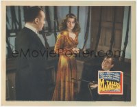 1f0709 TALES OF MANHATTAN LC 1942 beautiful Rita Hayworth by Mitchell pointing gun at Charles Boyer!