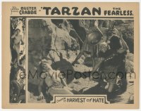 1f0711 TARZAN THE FEARLESS chapter 11 LC 1933 unconscious Buster Crabbe saved by ape, Harvest of Hate