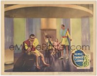 1f0716 THINGS TO COME LC 1936 Raymond Massey & others wearing wacky clothes of the future, rare!