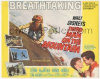 1f0539 THIRD MAN ON THE MOUNTAIN TC 1959 James MacArthur climbing mountain, Michael Rennie, Disney!