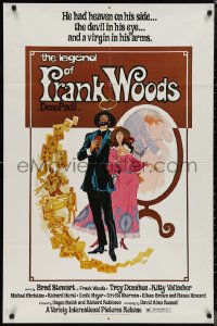 1f1078 LEGEND OF FRANK WOODS 1sh 1977 Hagen 'Brad Stewart' Smith in cowboy western title role!