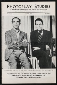 1f1990 PHOTOPLAY STUDIES magazine 1939 Frank Capra & James Stewart, Mr. Smith Goes to Washington!