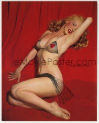 1f0104 MARILYN MONROE 8x10 calendar sample 1953 censored classic sexy Golden Dreams nude image!