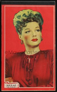 1f0389 ANN SHERIDAN 6x9 notepad 1940s great portrait of The Oomph Girl, never used!