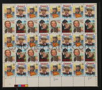 1f0240 MOVIES 1939 stamp sheet 1990 Wizard of Oz, Gone with the Wind, Stagecoach, contains 40 stamps!