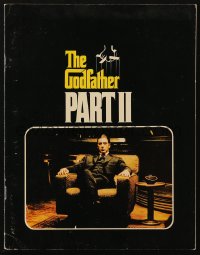 1f1924 GODFATHER PART II souvenir program book 1974 Al Pacino in Francis Ford Coppola sequel!