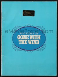 1f1927 GONE WITH THE WIND souvenir program book R1967 the story behind the most classic movie!