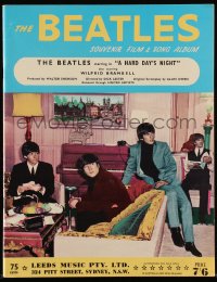 1f0200 HARD DAY'S NIGHT Australian songbook 1964 The Beatles in their first film, rare!