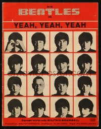 1f1740 HARD DAY'S NIGHT German souvenir program book 1964 The Beatles' 1st movie, Yeah, Yeah, Yeah!