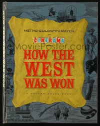 1f1933 HOW THE WEST WAS WON hardcover Cinerama souvenir program book 1964 John Ford, all-star cast!