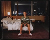 1f1942 LOST IN TRANSLATION hardcover souvenir program book 2003 Bill Murray, Johansson, Coppola!