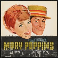 1f1944 MARY POPPINS souvenir program book 1964 Julie Andrews & Dick Van Dyke, Disney classic!